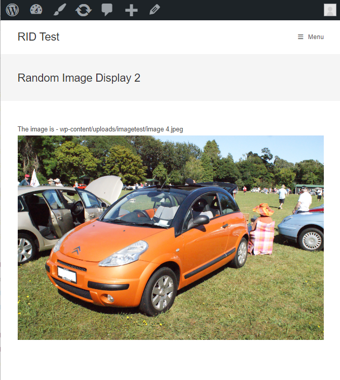 Random Image Display