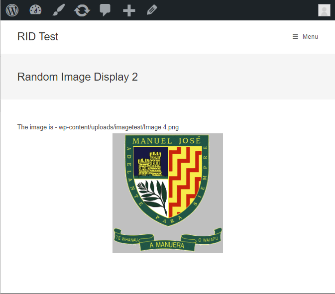 Random Image Display