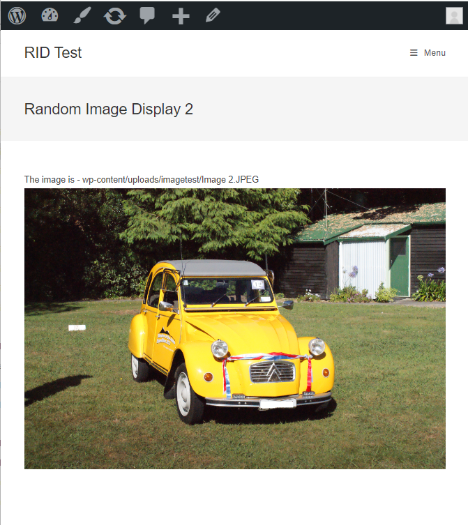 Random Image Display