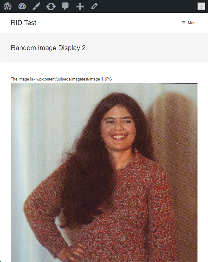 Random Image Display