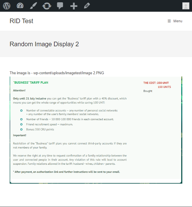 Random Image Display